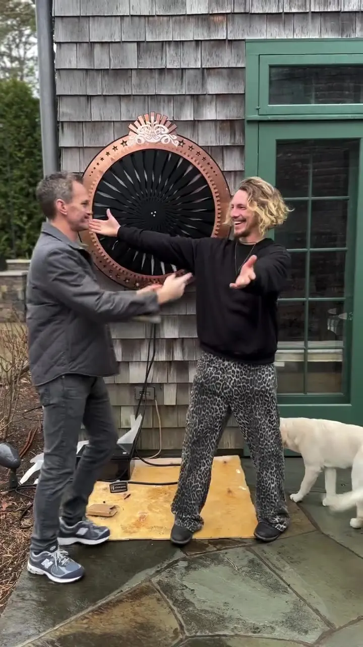 Magical Madness – A private commission for Neil Patrick Harris – an illusionary wheel full of magic, made for his home.